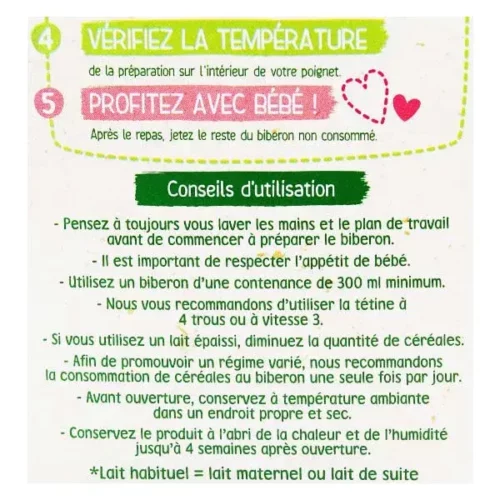 Blédina Blédine Céréales Blé & Vanille +6m - 400g