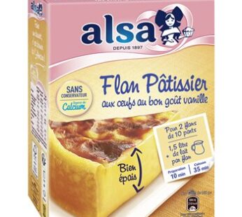 Préparation Flan Pâtissier alsa Vanille – 740g