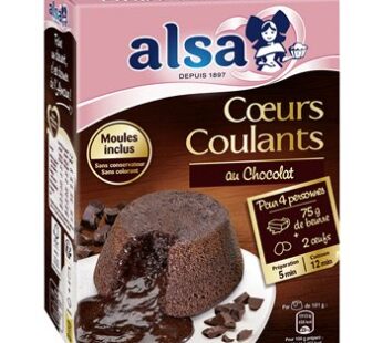 Alsa Préparation Cœur Coulants Chocolat - 275g
