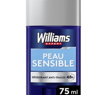 Déodorant Homme Stick Williams Peau Sensible – 75ml
