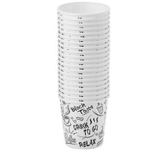 Gobelets 10cl Homeside Décor café – x20