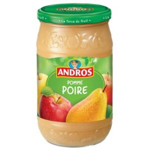 Compotes Andros Pomme poire - 750g