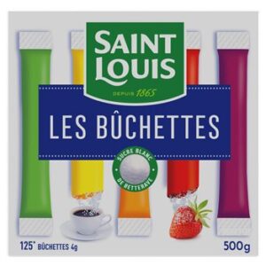 Bûchettes de sucre Saint Louis 4g x 125 - 500g