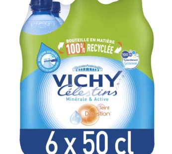 Vichy Célestins Eau gazeuse minérale naturelle – 6x50cl