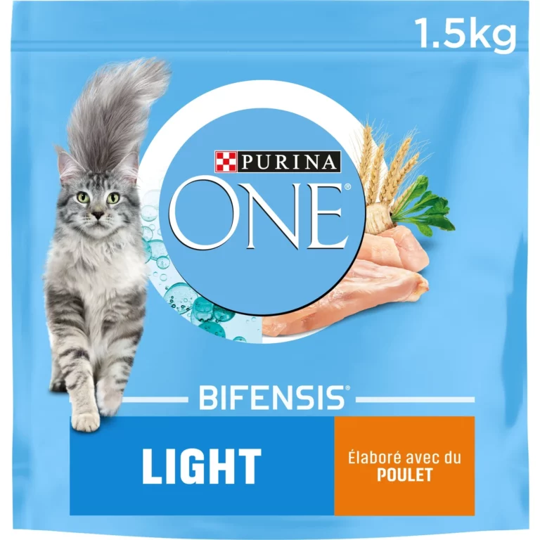 Purina ONE Croquettes pour chat Light au poulet - 1,5kg