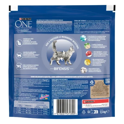 Purina ONE Croquettes pour chat Stérilisé au bœuf - 1,5kg