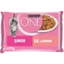 Purina ONE Pâtée pour chat Junior au saumon - 4x85g