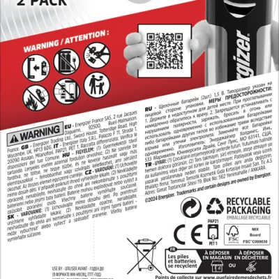 Piles Energizer LR44/A76 1,5v x 2