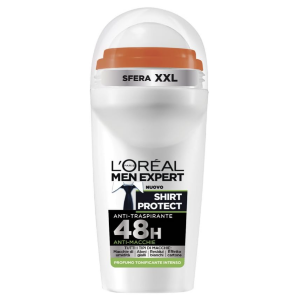 L'Oréal Paris Men Expert Shirt Protect - Déodorant anti-transpirant roll-on pour hommes - 50 ml