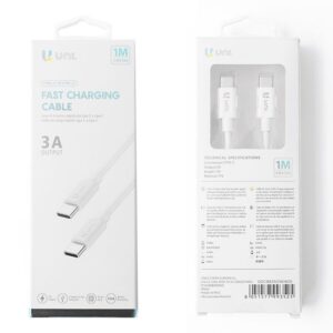 Câble USB C vers USB C 3A / charge rapide