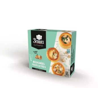 3 TOQUES Bouchées feuilletées à garnir – 4×3 pcs
