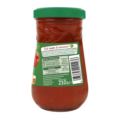 Sauce tomate provençale Panzani - 210g