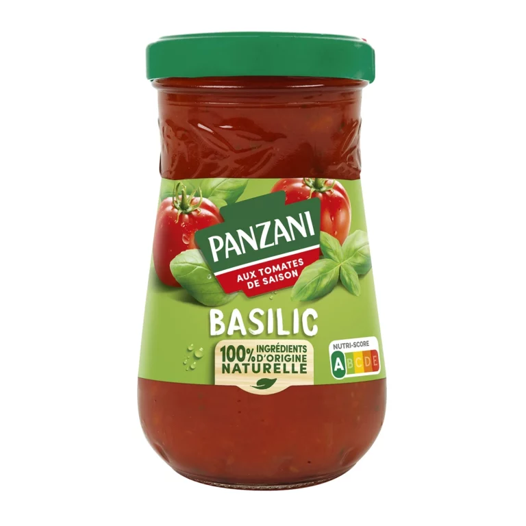 Sauce tomate basilic Panzani - 210g