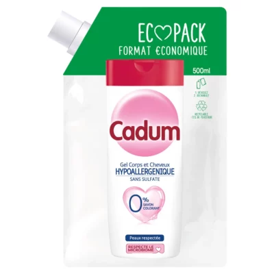 Recharge Gel Douche Hypoallergénique 0% Cadum - 500ml