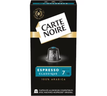 Café Espresso n°7 compatibles Nespresso Carte Noir – 53g