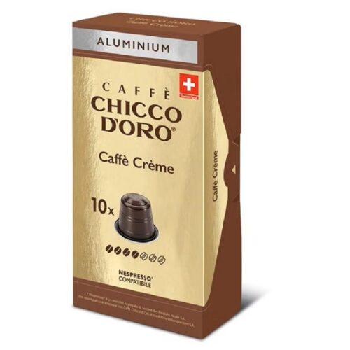 Chicco D'Oro Capsules Aluminium Caffè Crème -10x