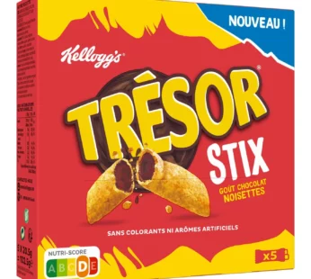 Trésor Stix Chocolat Noisettes KELLOGG’S – 5×20.5g