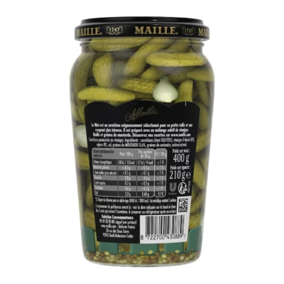 Cornichons mini croquants MAILLE - 210g