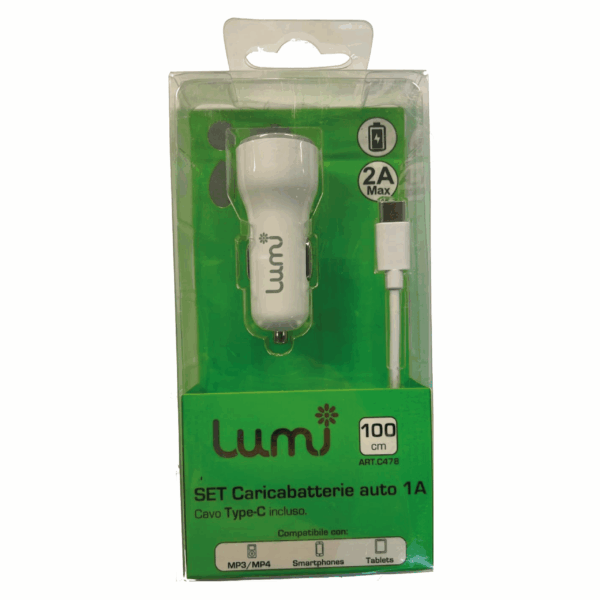 Lumi chargeur Type C - Chargeur voiture