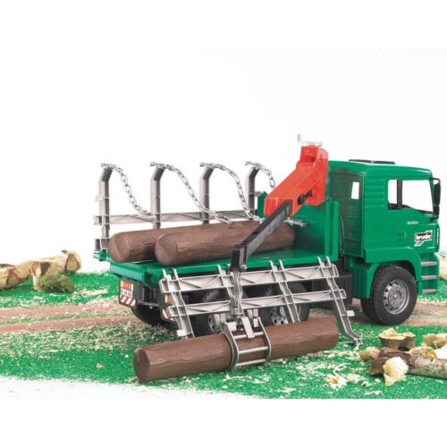 Bruder camion de transport de bois MAN