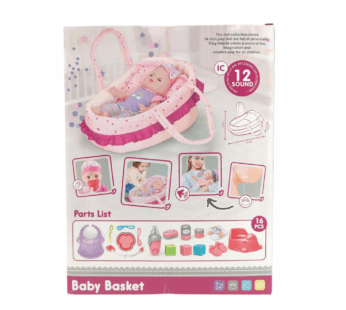 Poupée bébé 35cm avec accessoires