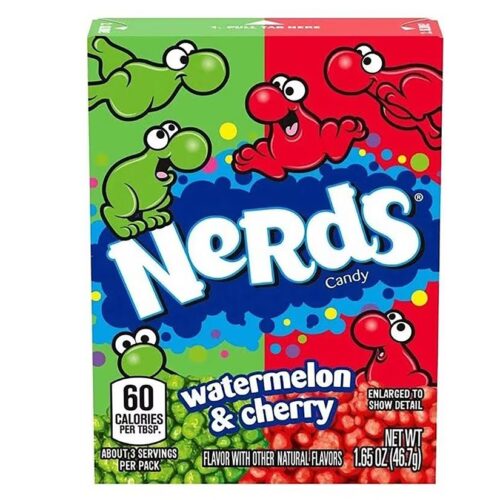 Nerds bonbons à la pastèque et à la cerise - 46g