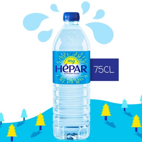 Eau minérale naturelle Hépar - 75cl