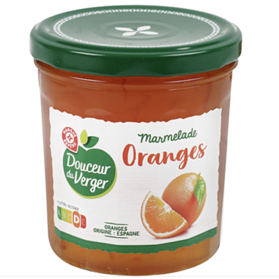 Confiture Douceur du Verger Orange - 340g