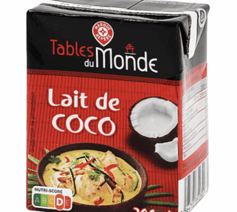 Lait de coco Tables du Monde – 200ml