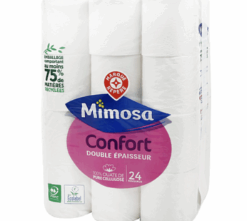 Papier Hygiénique Mimosa 2 Plis – Pack x24