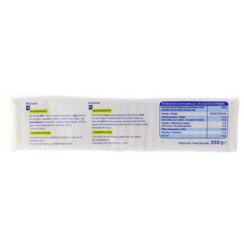 Biscuits petit déjeuner x25 - 350g