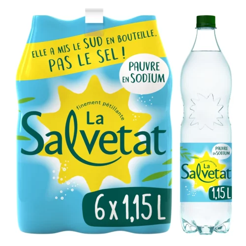 Eau gazeuse Salvetat - 6x1,15L
