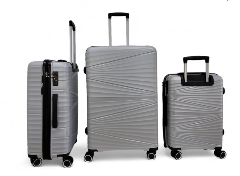 Set de 3 valises design diverses couleurs