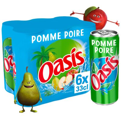 Oasis Pomme poire - 6x33cl