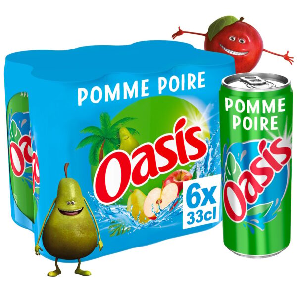 Oasis Pomme poire - 6x33cl